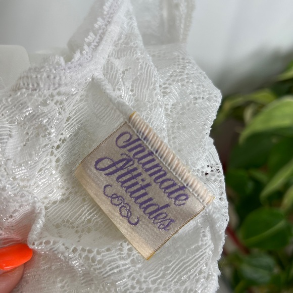 Vintage Sheer Lace Slip Dress - Picture 6 of 7